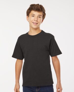 9463_fl Youth Gold Soft Touch T-Shirt